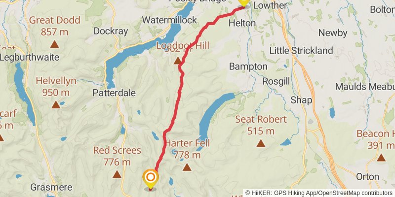 Hadrian's High Way stage 4 Map