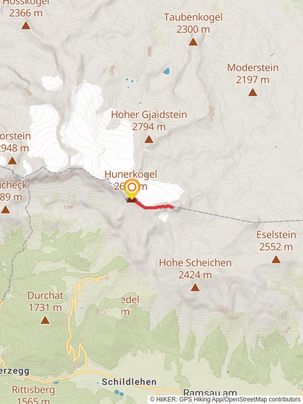 Koppenkarstein West Ridge Trail mobile static map
