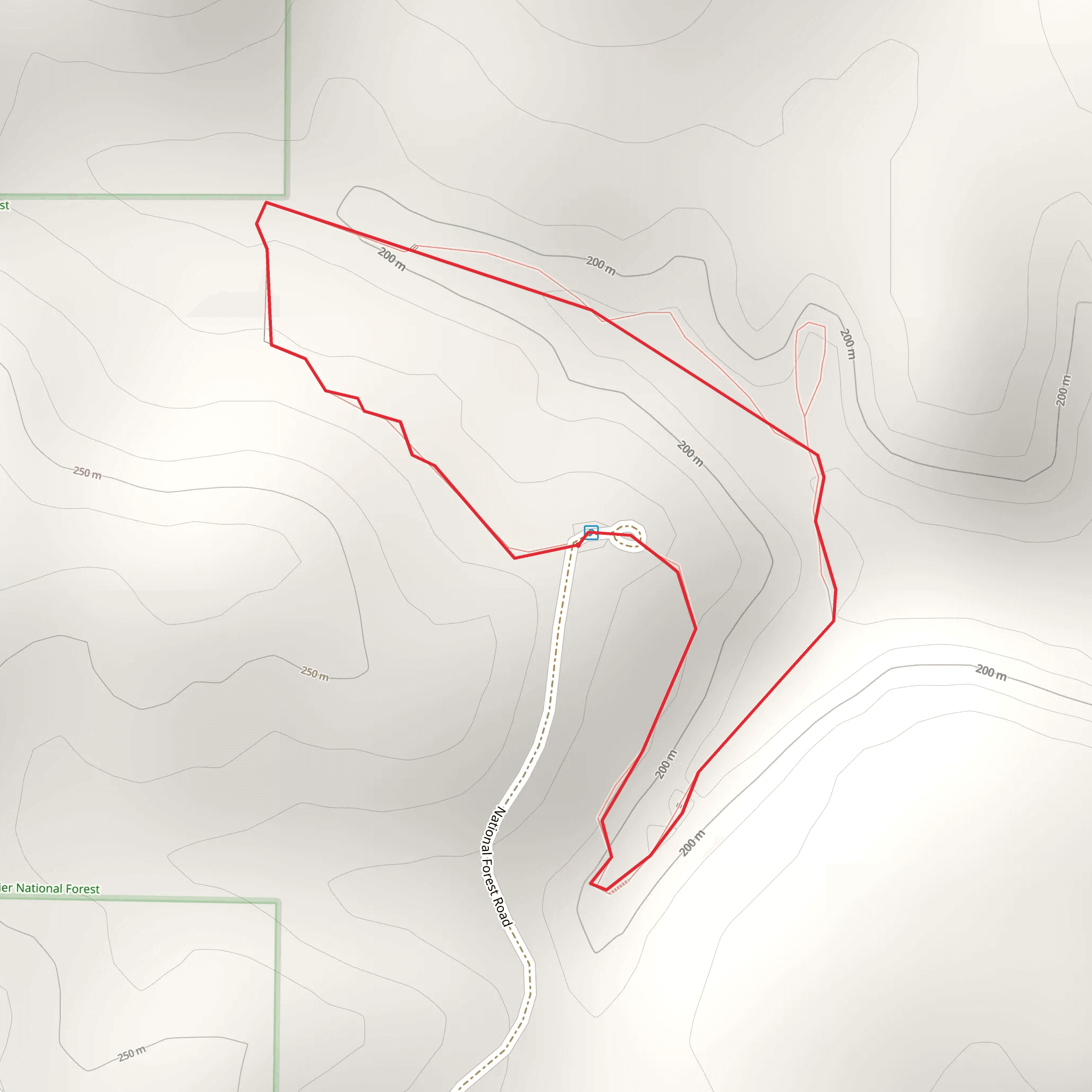 Hemlock Cliffs Scenic Trail mobile static map