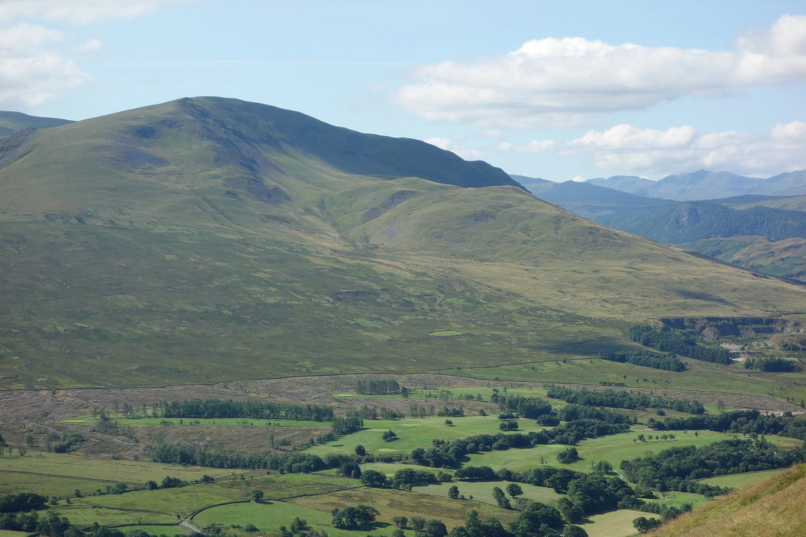 An image depicting the trail Clough Head and Great Dodd Loop from Dockray and its surrounding area.