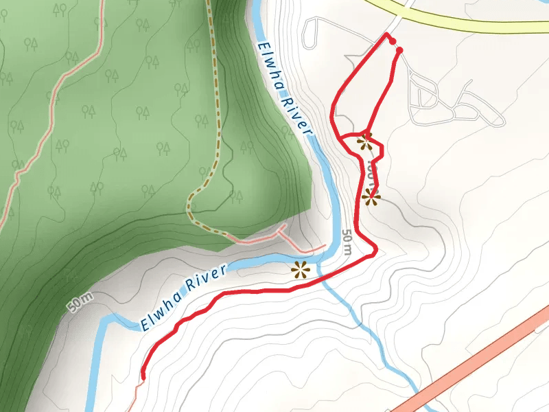 Walk beside Elwha River