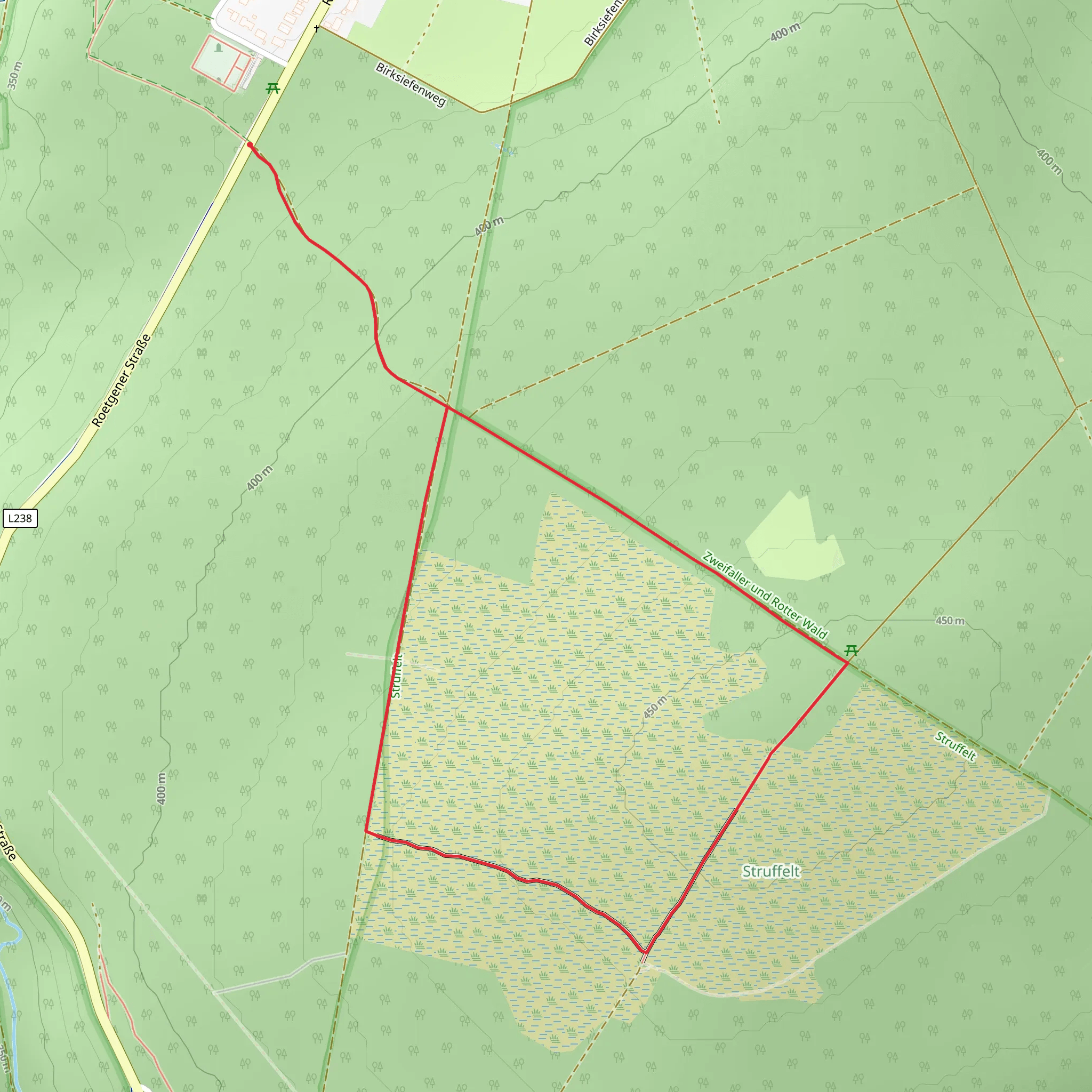 Moor Route Short Loop mobile static map
