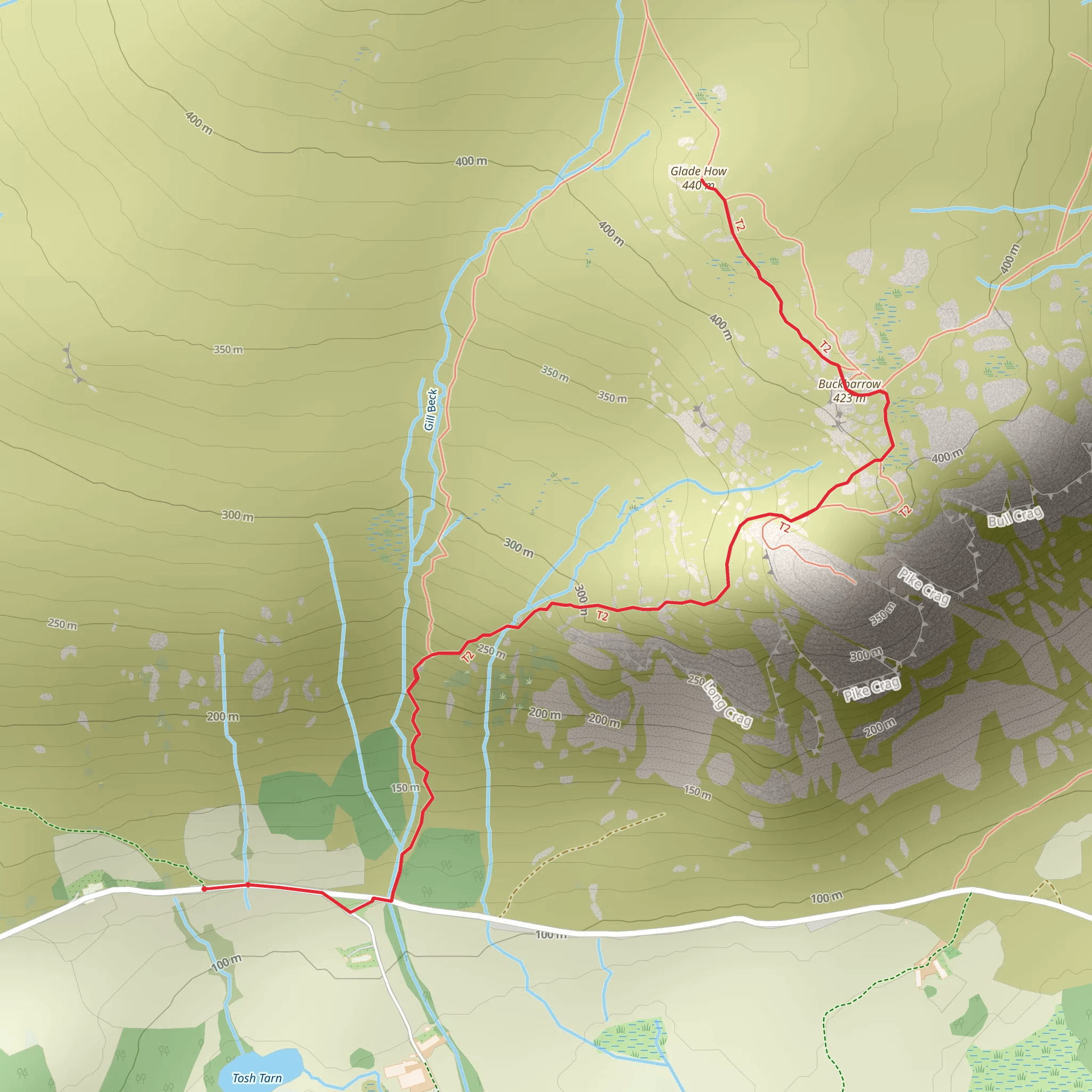 Buckbarrow mobile static map