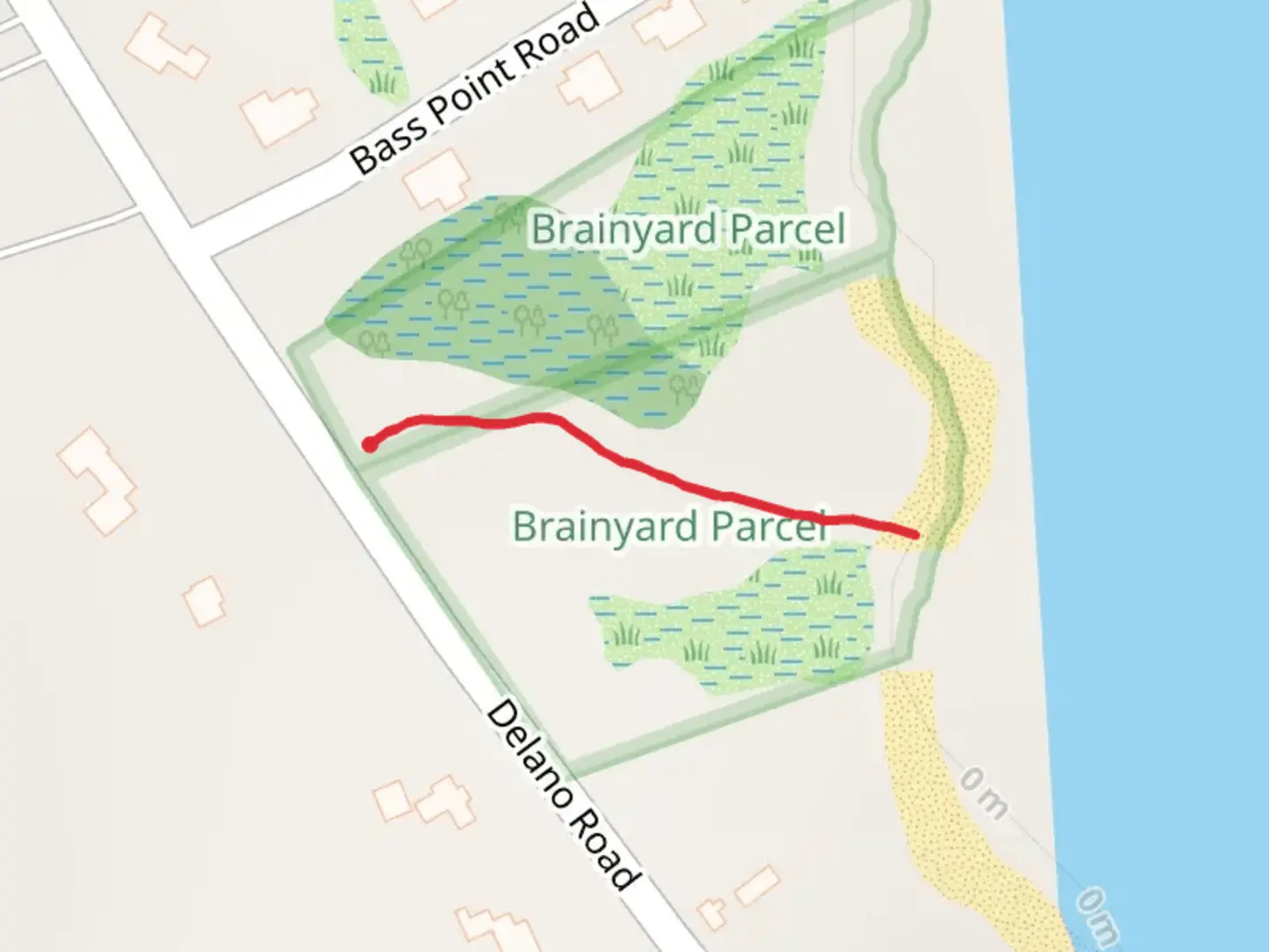 An image depicting the trail Delano Road and its surrounding area.