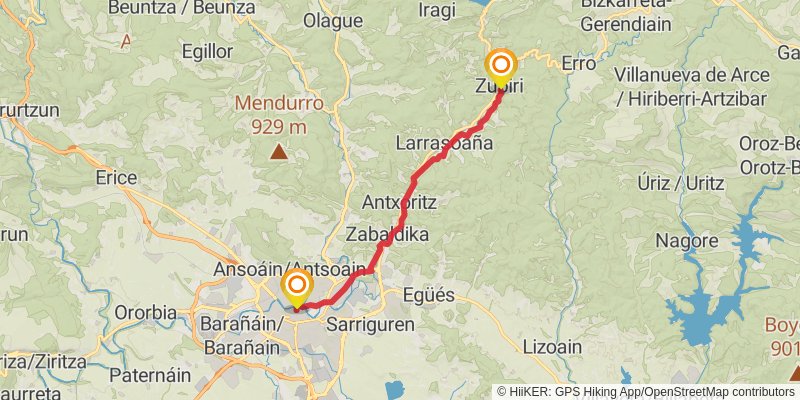 Camino de Santiago Francés stage 4 Map