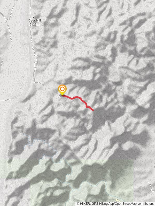 Big Canyon Ridge Walk mobile static map