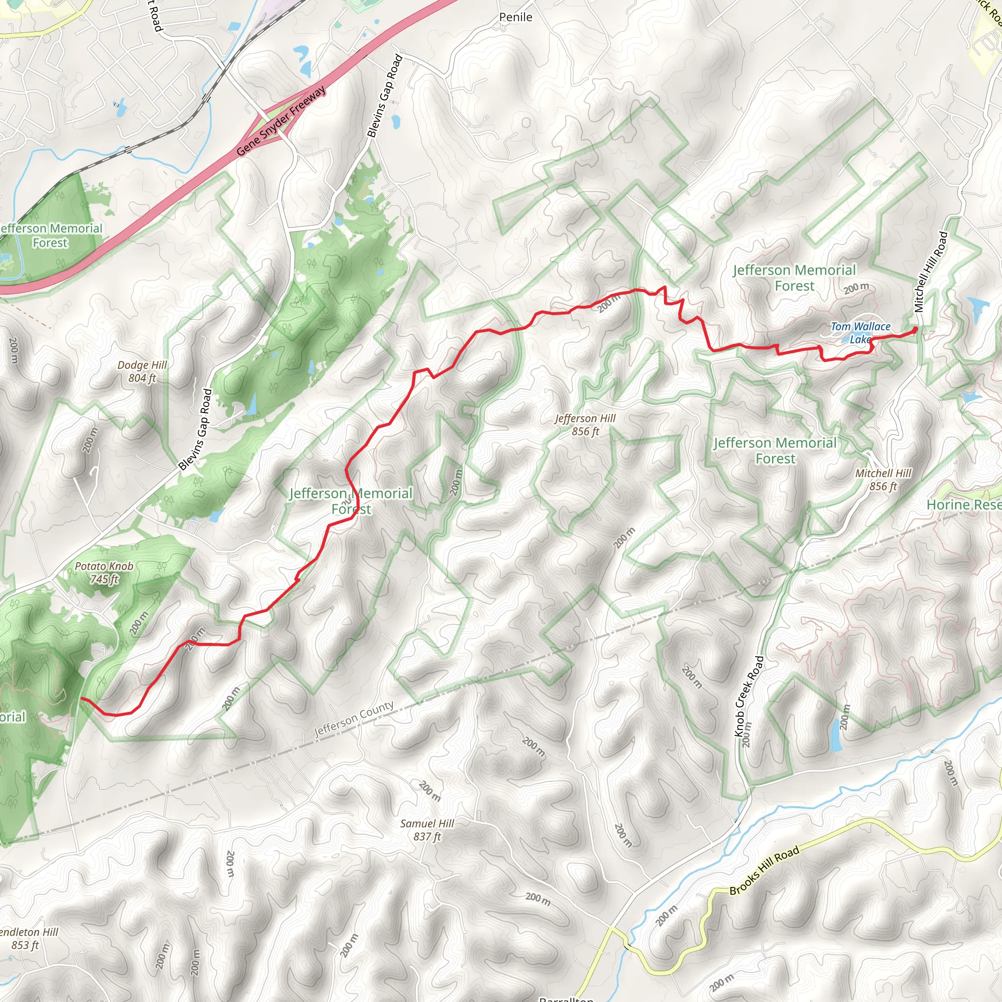 Siltstone Trail mobile static map