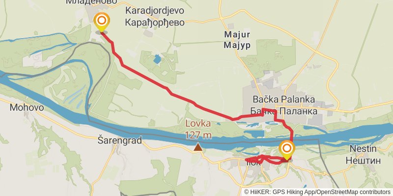 Sultans Trail stage 39 Map