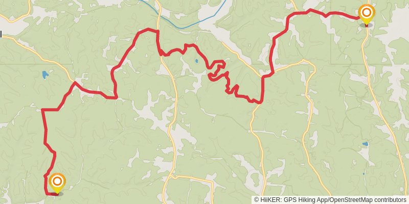 North Country Trail - Ohio stage 51 Map