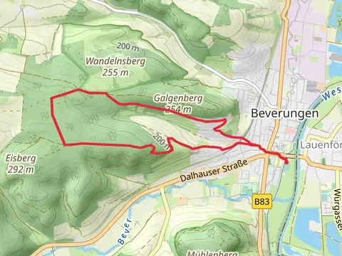 Galgenberg Eisberg Weg Loop
