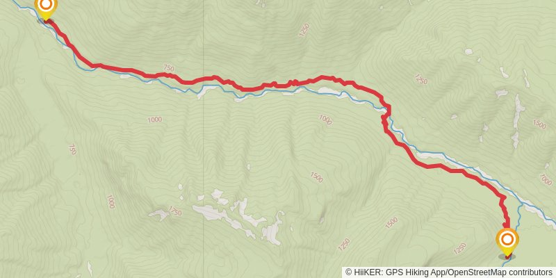 Gamma Way Trail stage 2 Map