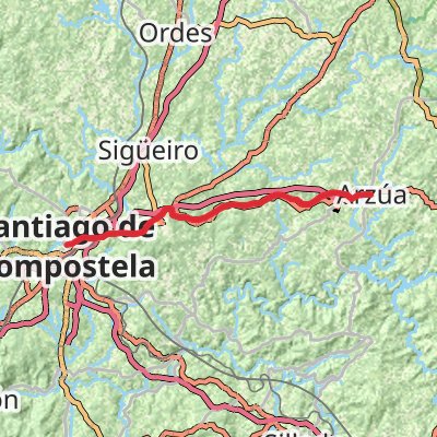 Camino Frances 4-Day Moderate Tour (Hillwalk Tours) mobile static map