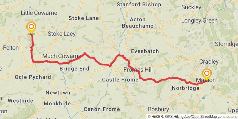 Wyche Way stage 3 Map
