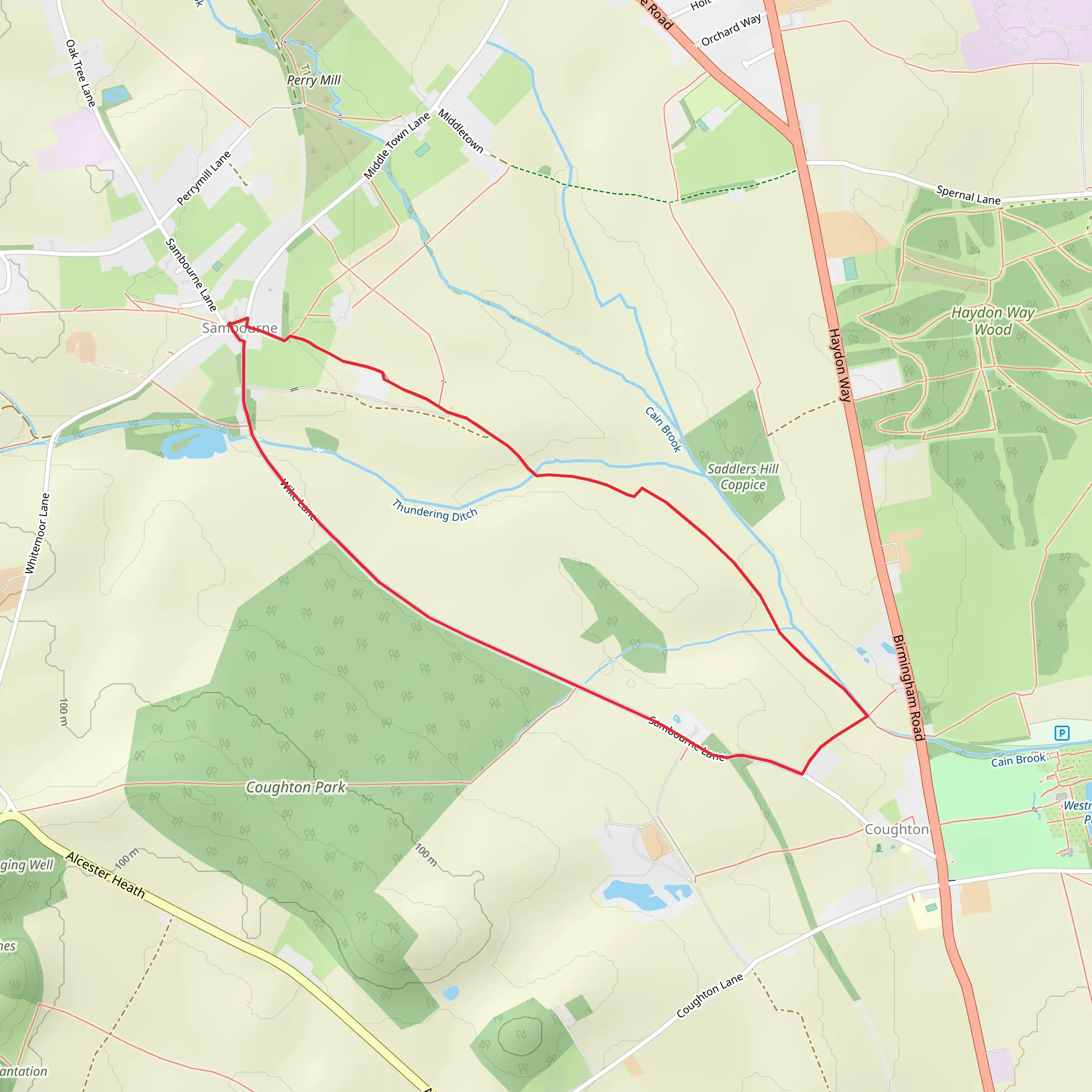 Sambourne Loop mobile static map