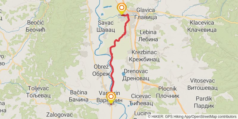 Sultans Trail stage 60 Map