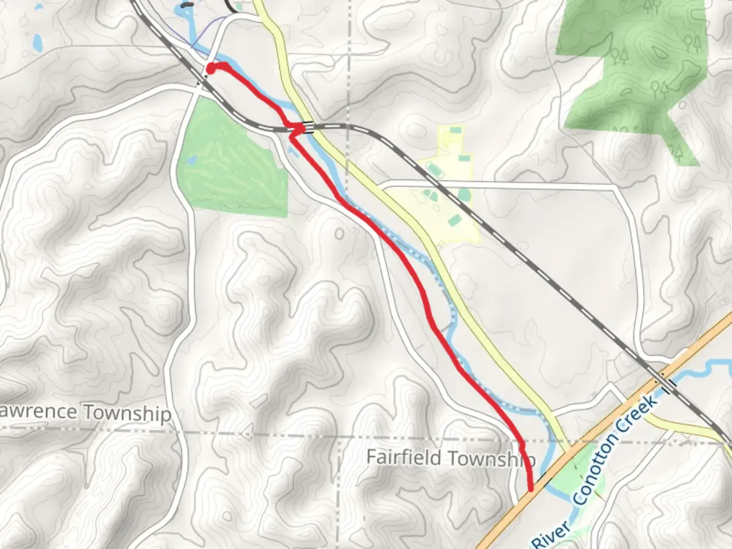 An image depicting the trail Zoar Valley Trail and its surrounding area.