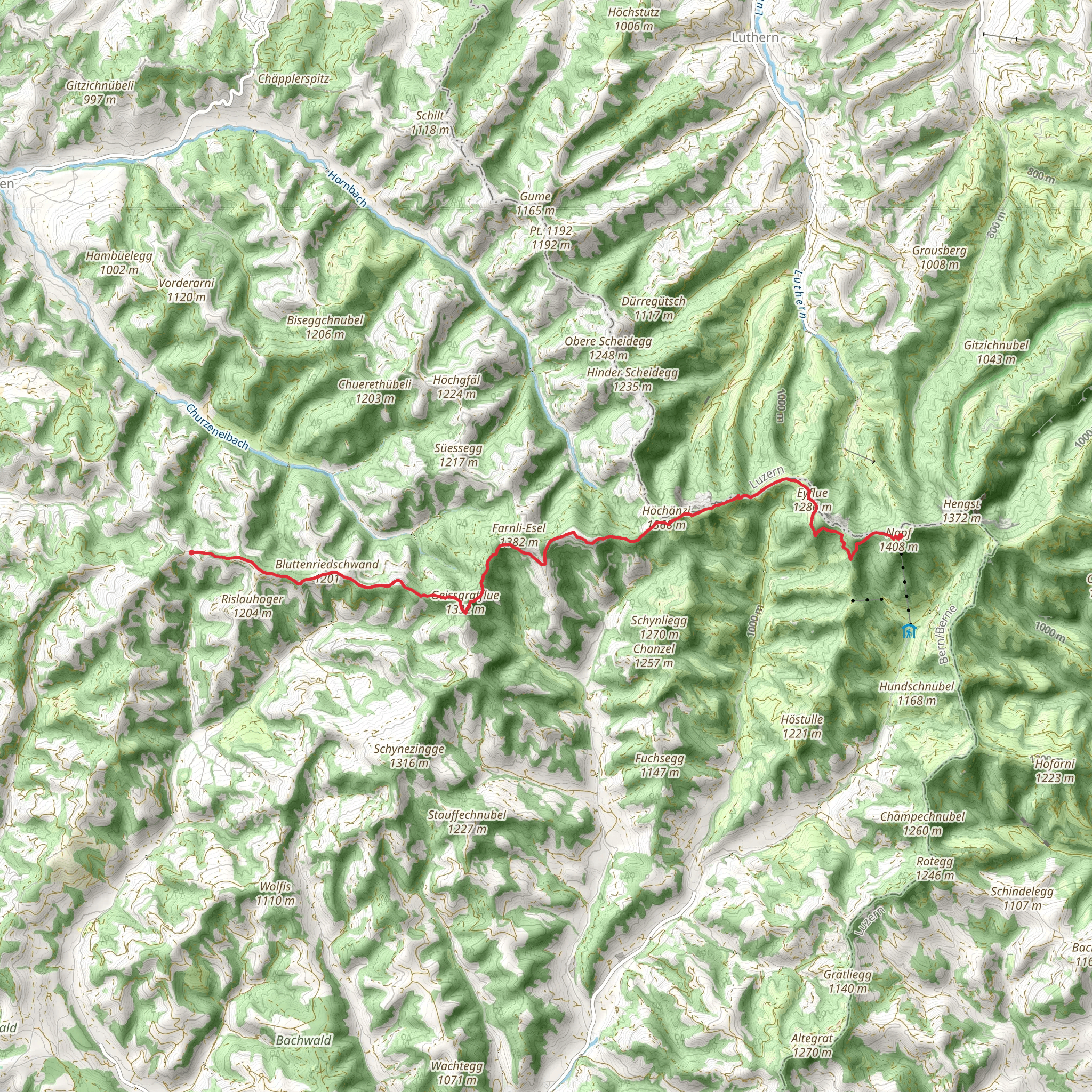 Alpine Panorama Trail mobile static map