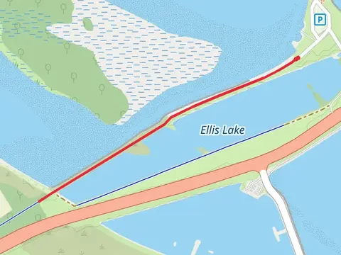 Lock and Dam Road - Mississippi River Out and Back