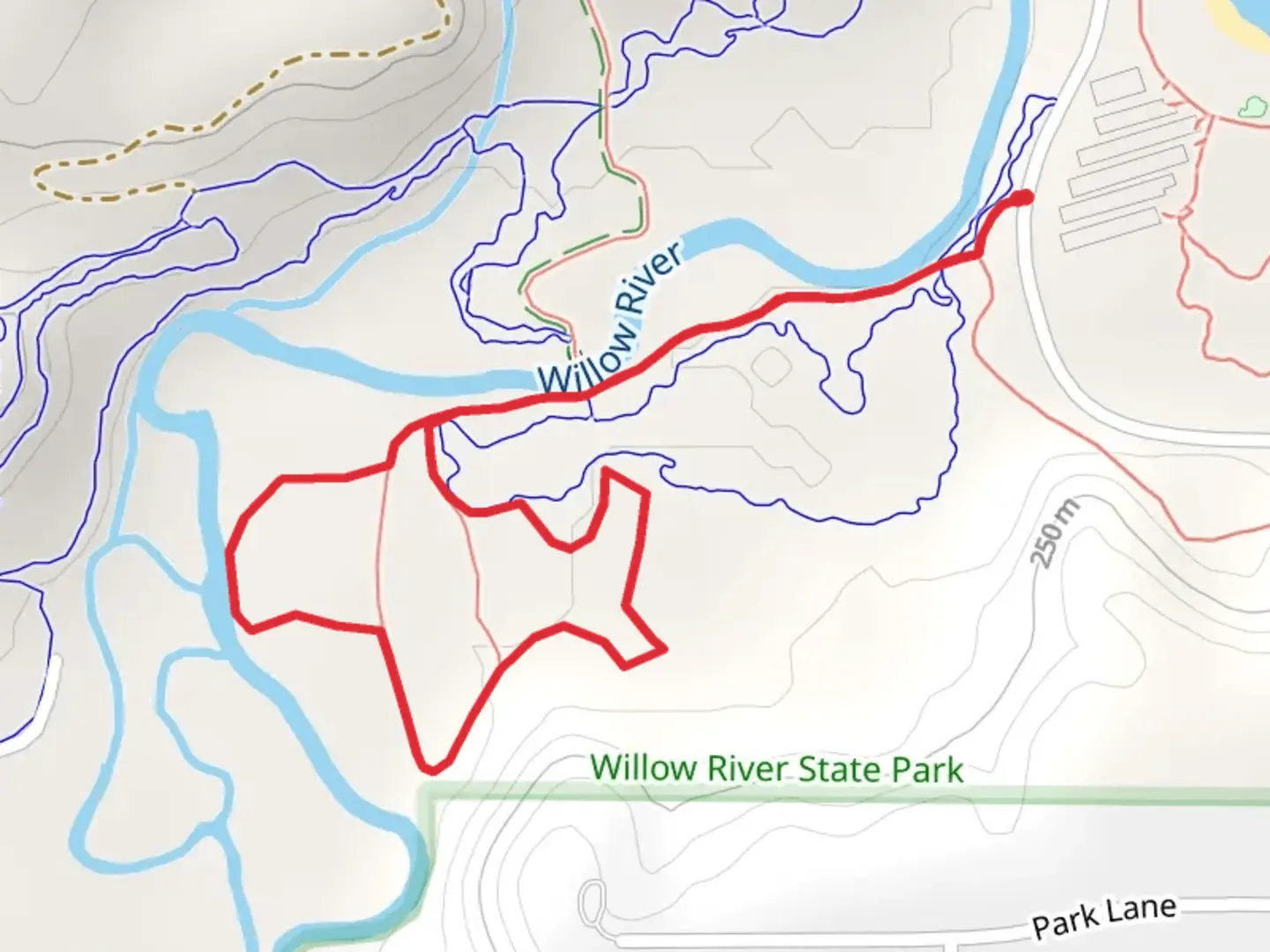 An image depicting the trail Trout Brook Loop Trail and its surrounding area.