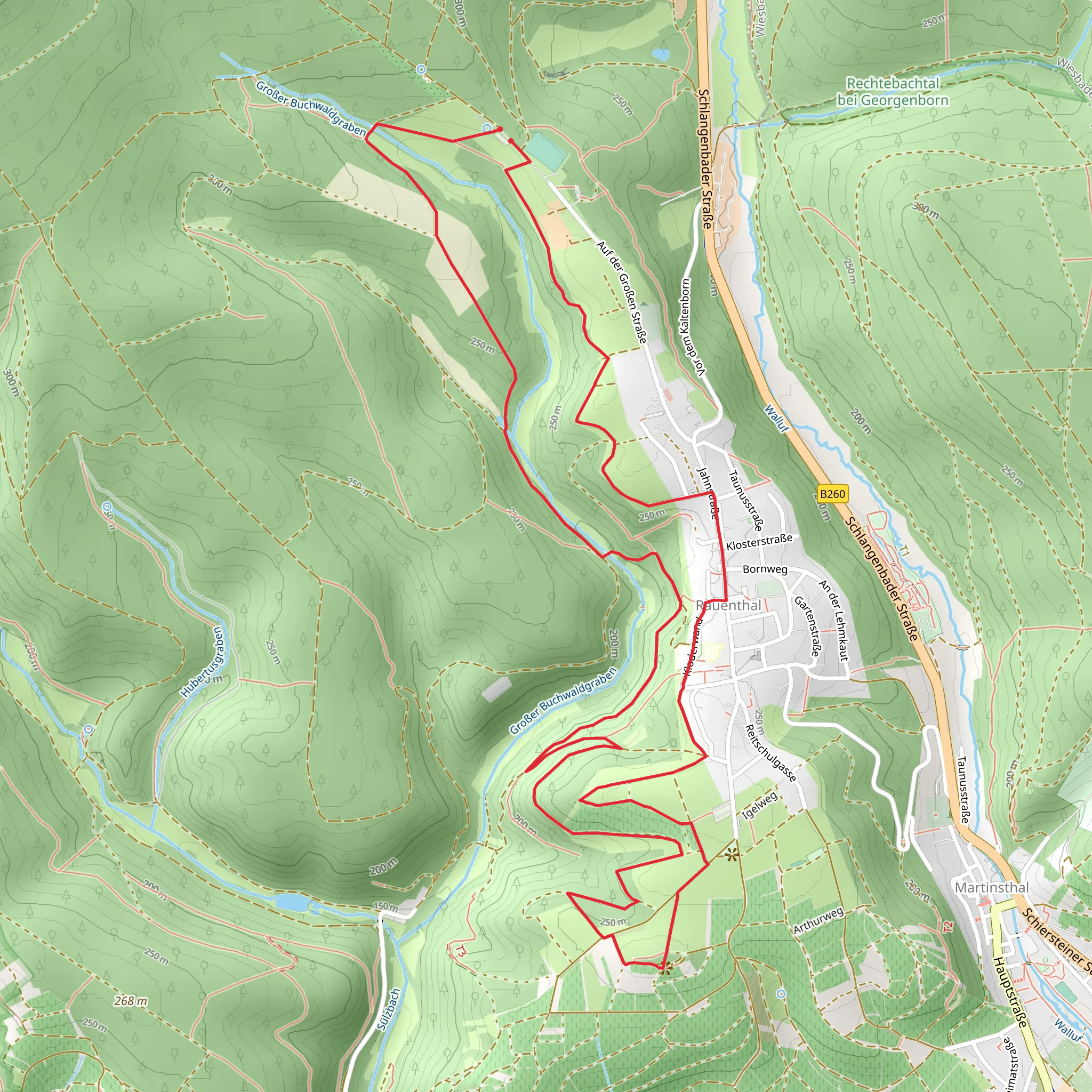 Rothausweg Loop mobile static map