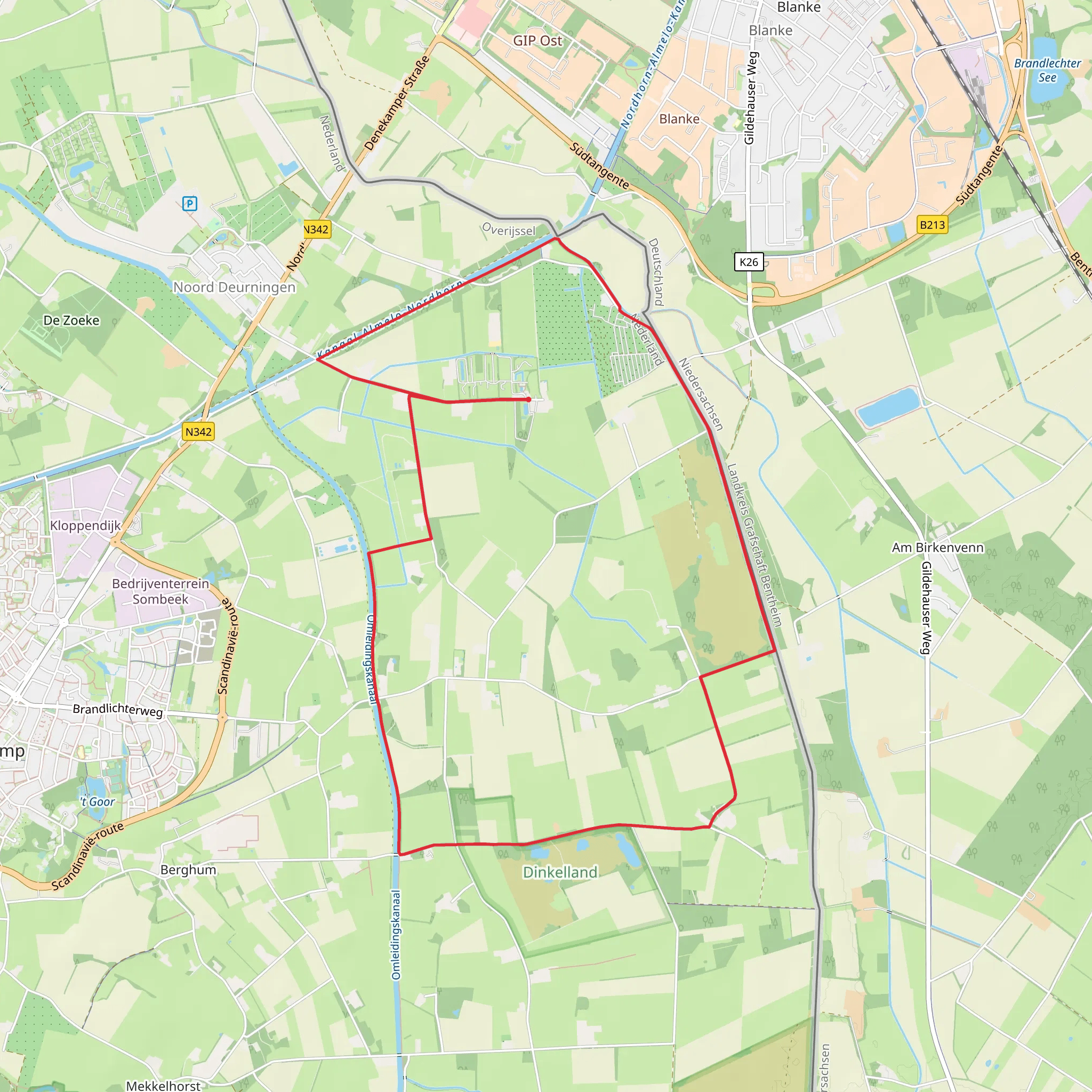 Oortven via Stroothuizer Weg mobile static map