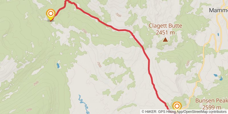 Glen Creek Trail stage 2 Map