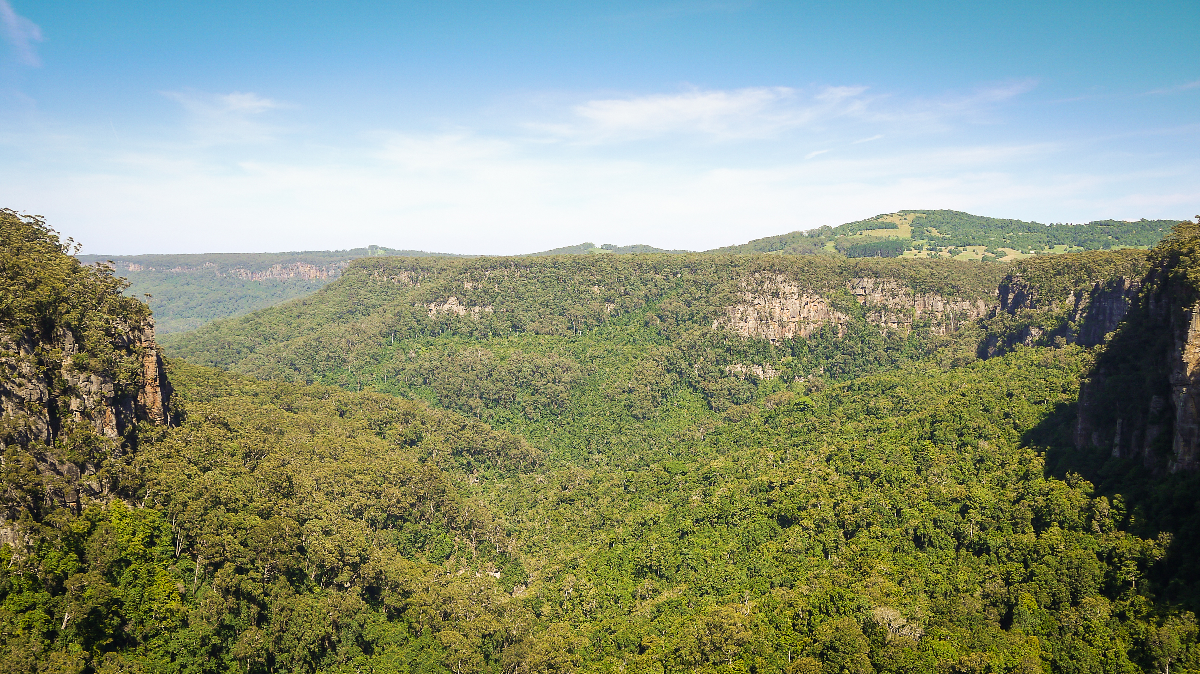 An image depicting the trail Budderoo National Park and its surrounding area.