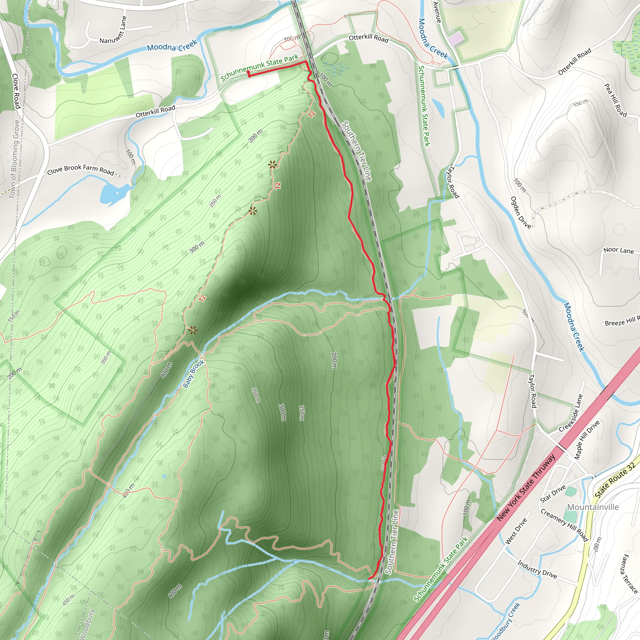 Otterkill Trail from Otterkill Road mobile static map