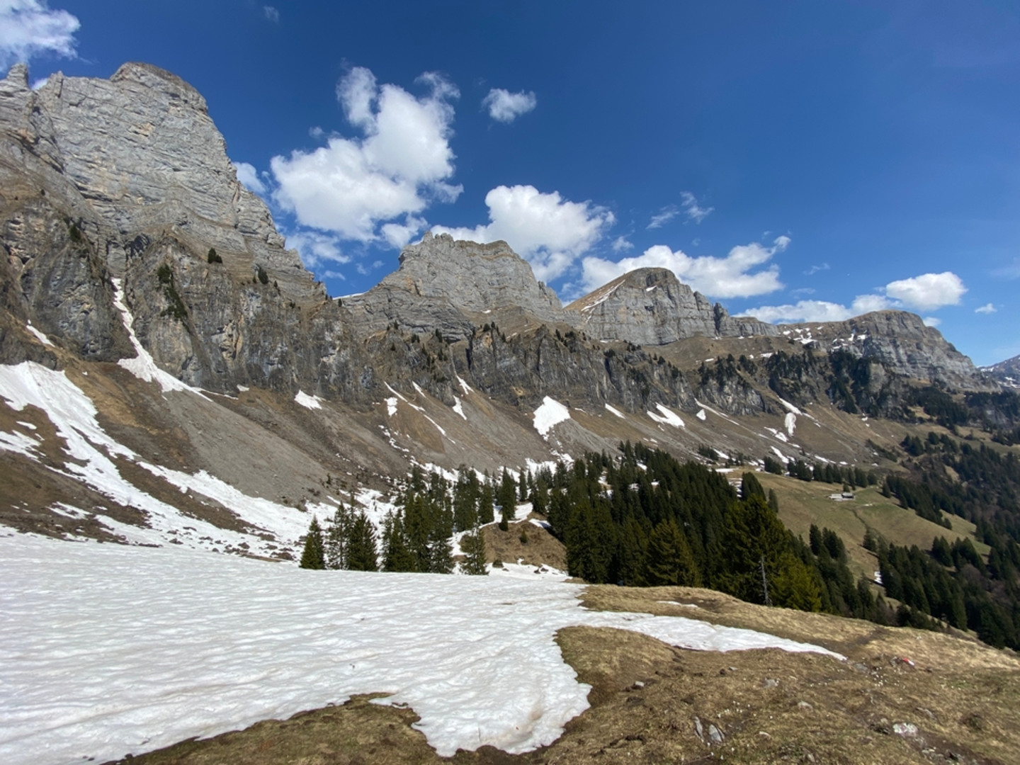An image depicting the trail Hinterrugg and Chaserrugg from Sellamatt and its surrounding area.
