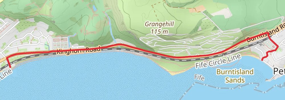 Best of Fife Coastal Path 6-Day Moderate Tour (Hillwalk Tours) alt 1 Map