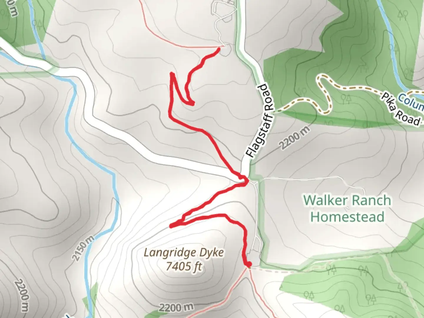 An image depicting the trail Josie Heath Trail and its surrounding area.