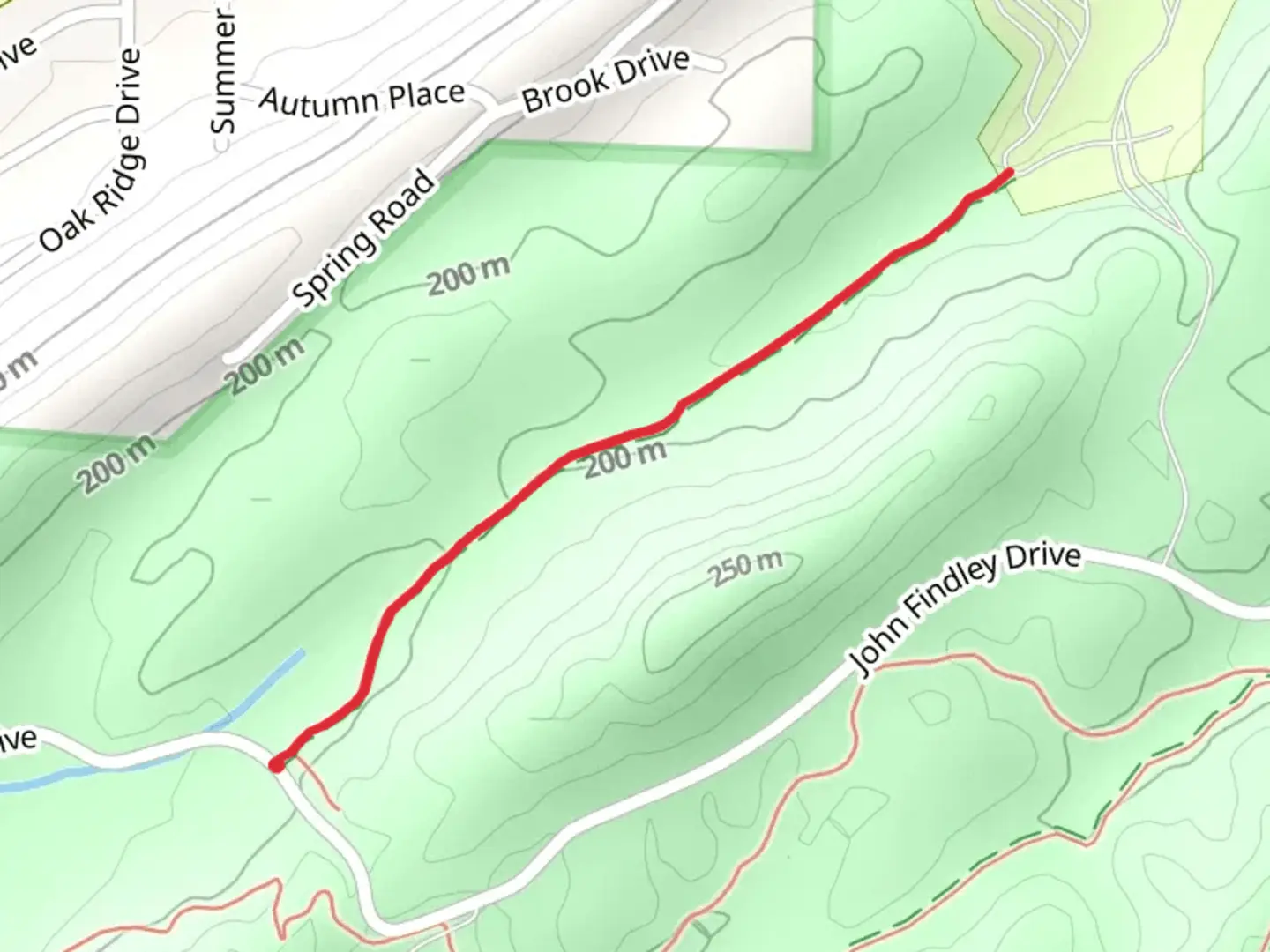 An image depicting the trail Light Trail and its surrounding area.