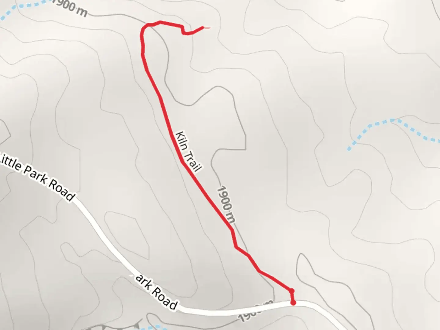 An image depicting the trail Kiln Trail and its surrounding area.