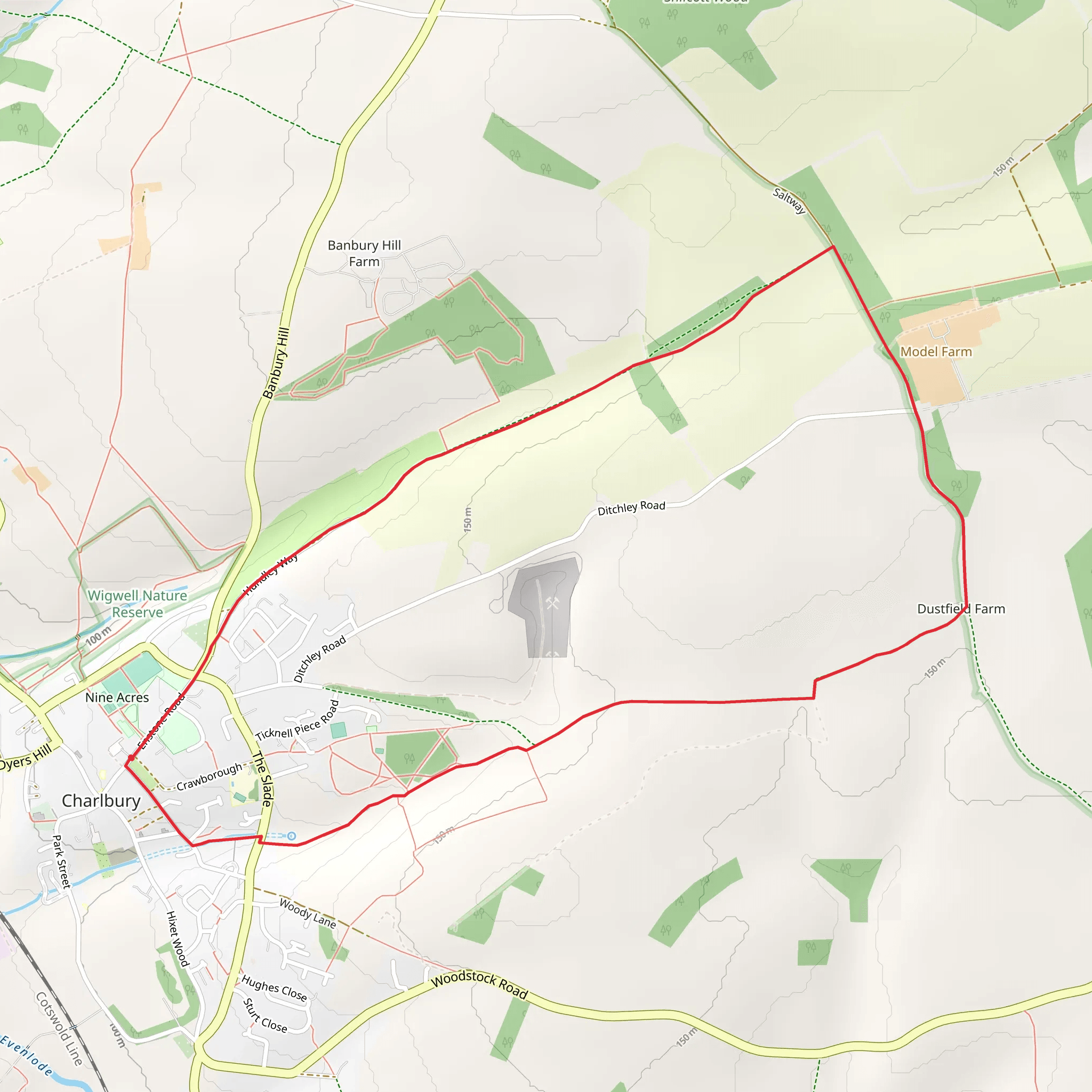 Charlbury mobile static map