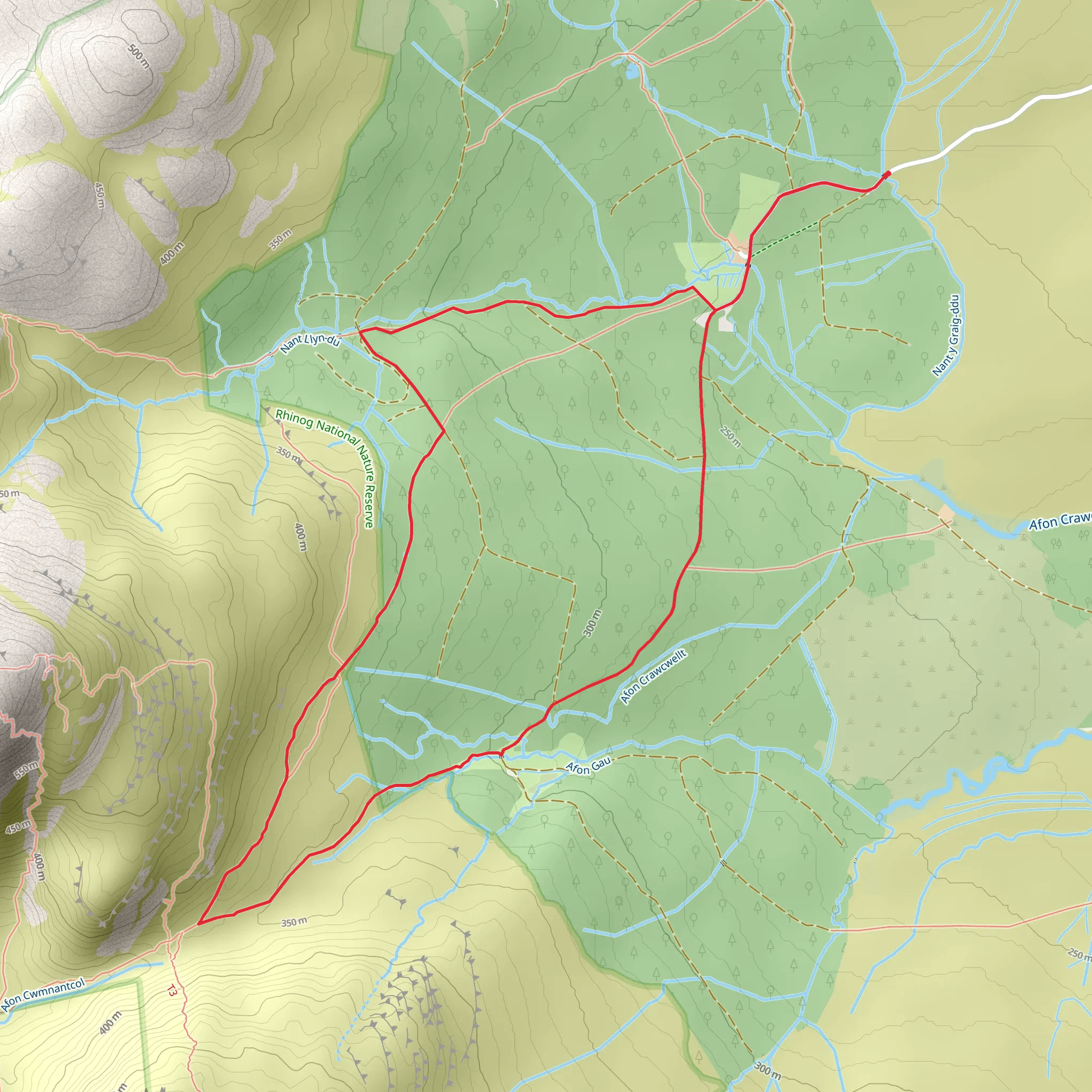 Bwlch Drws Ardudwy mobile static map