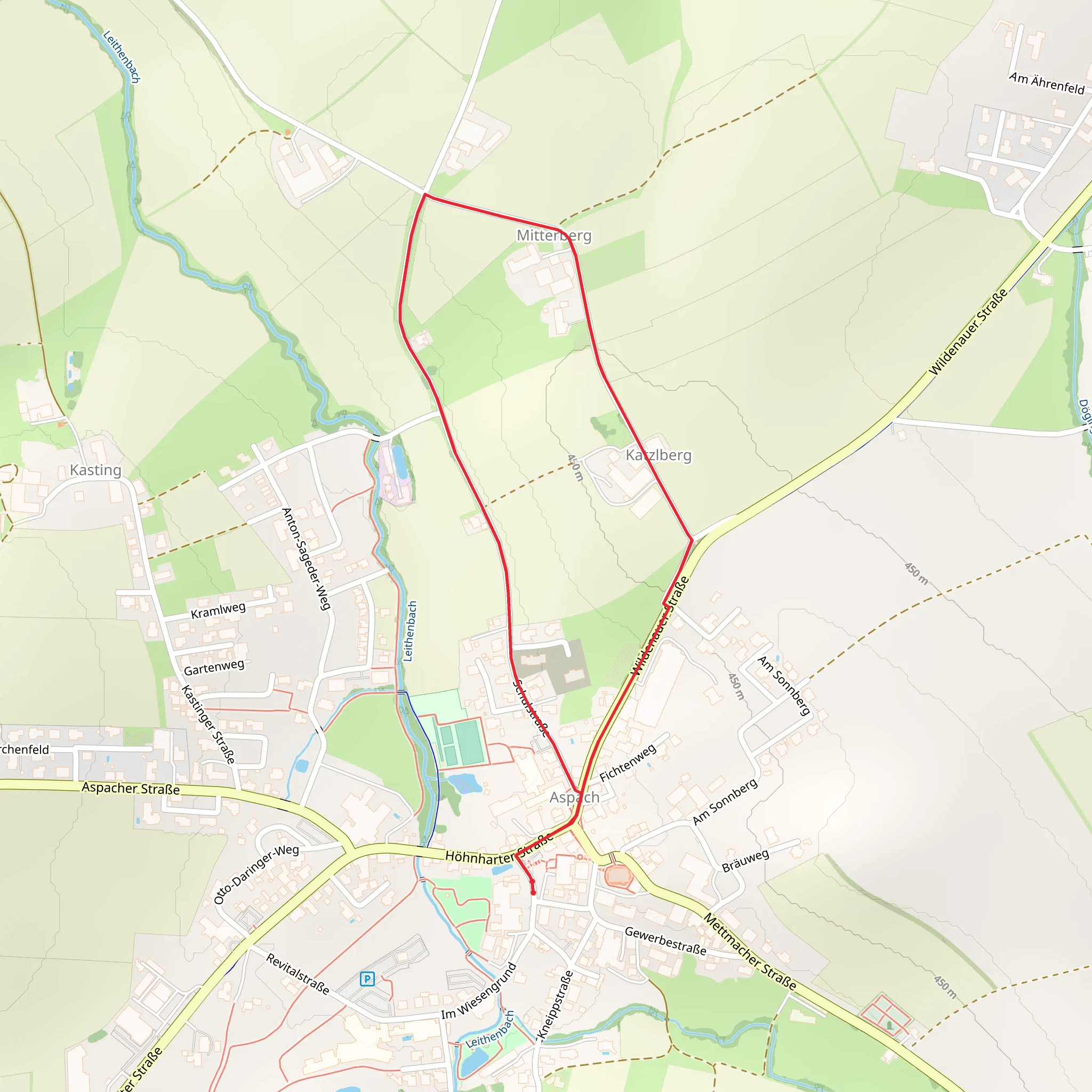 Sr Raphaela-Weg - 4 mobile static map