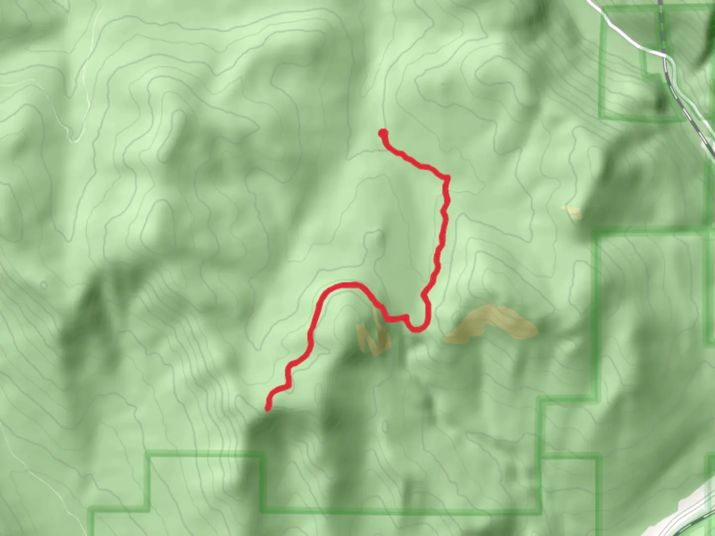 An image depicting the trail Weigel Creek Trail and its surrounding area.