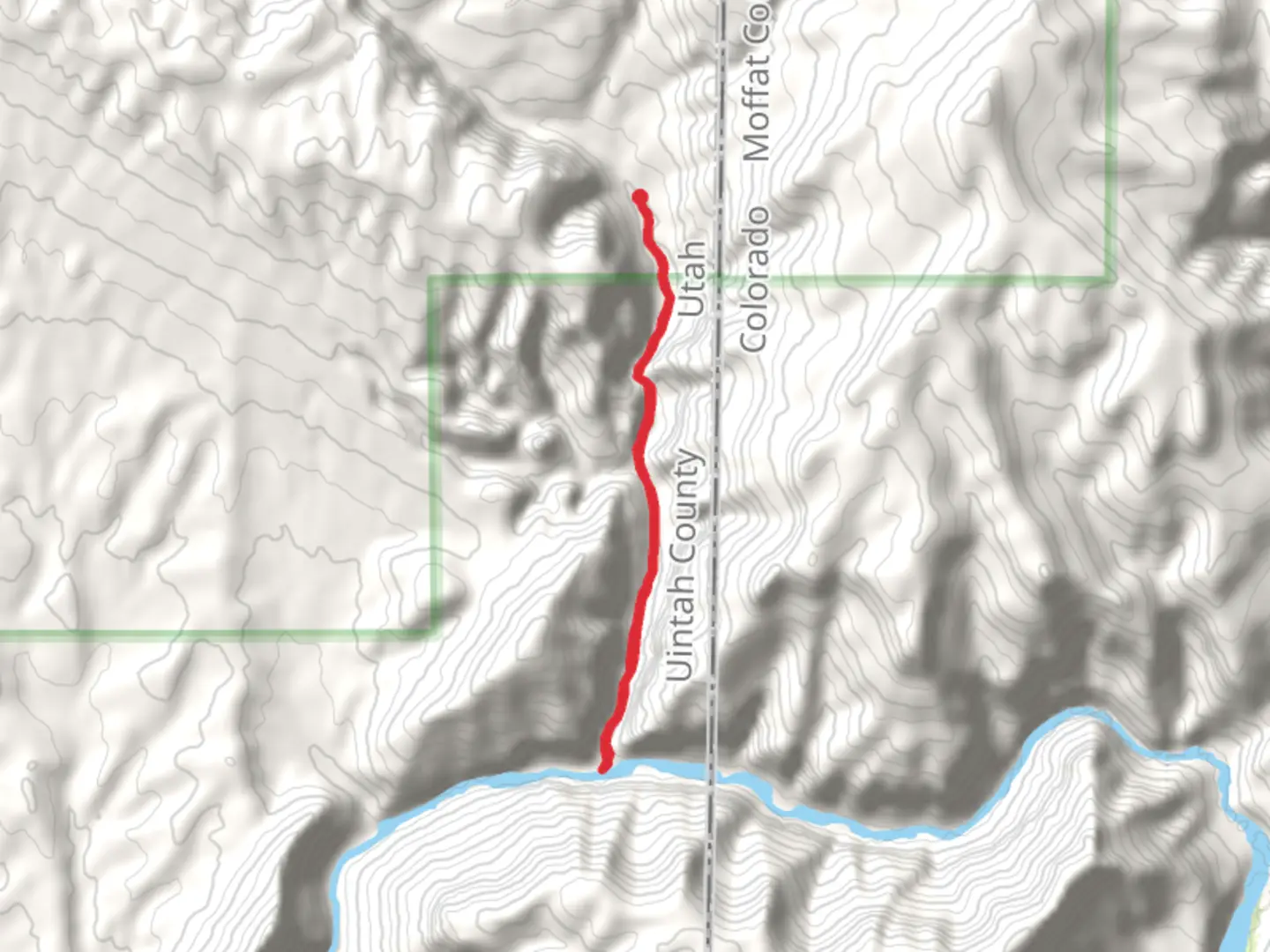 An image depicting the trail Jones Hole Trail and its surrounding area.