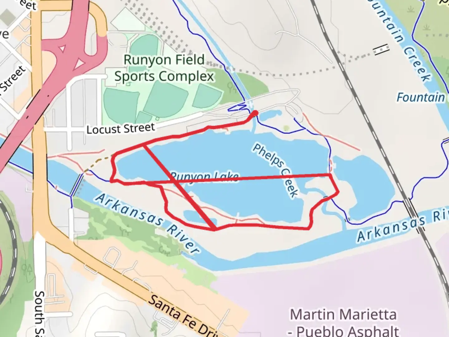 An image depicting the trail Runyon Lake Loop and its surrounding area.