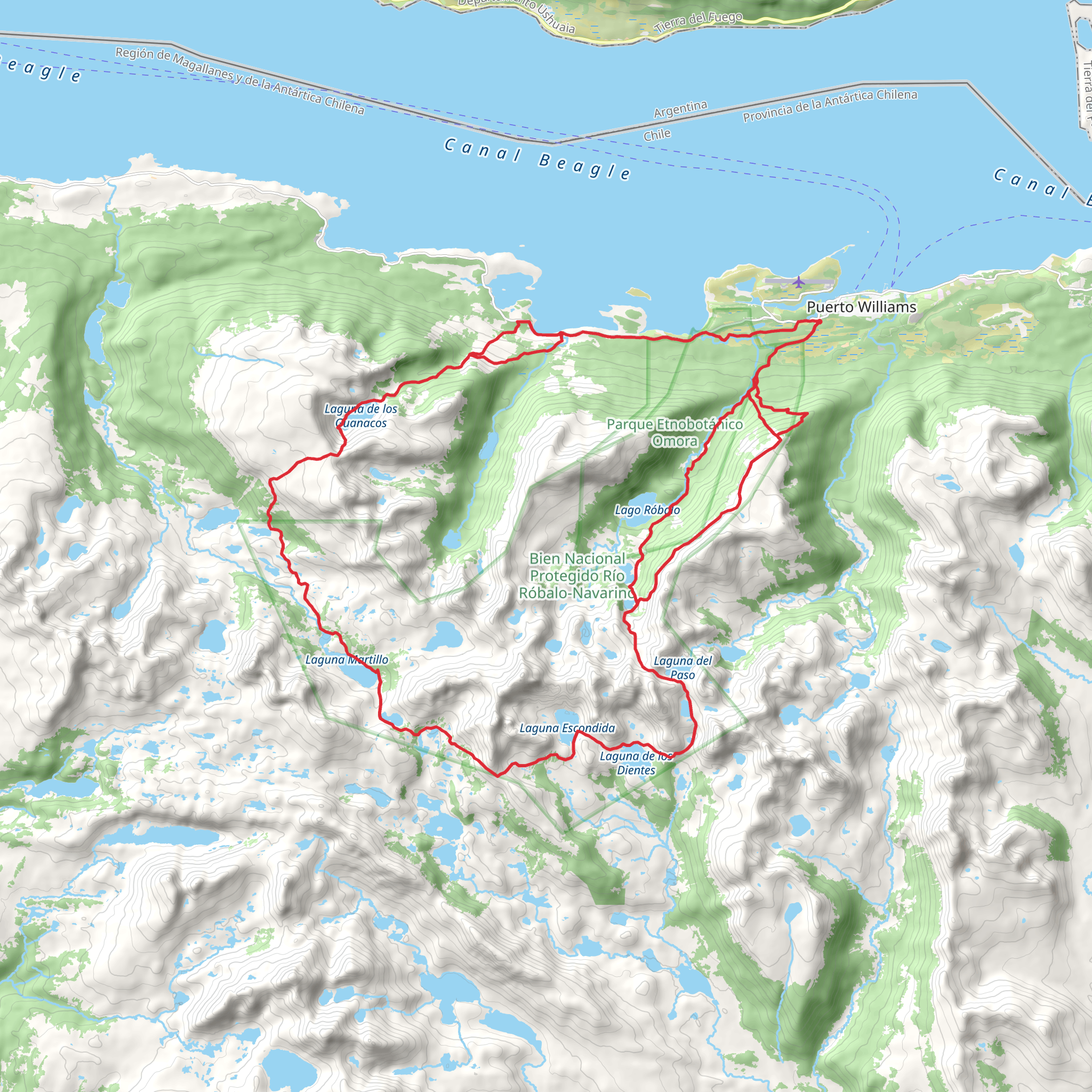 Dientes Circuit mobile static map