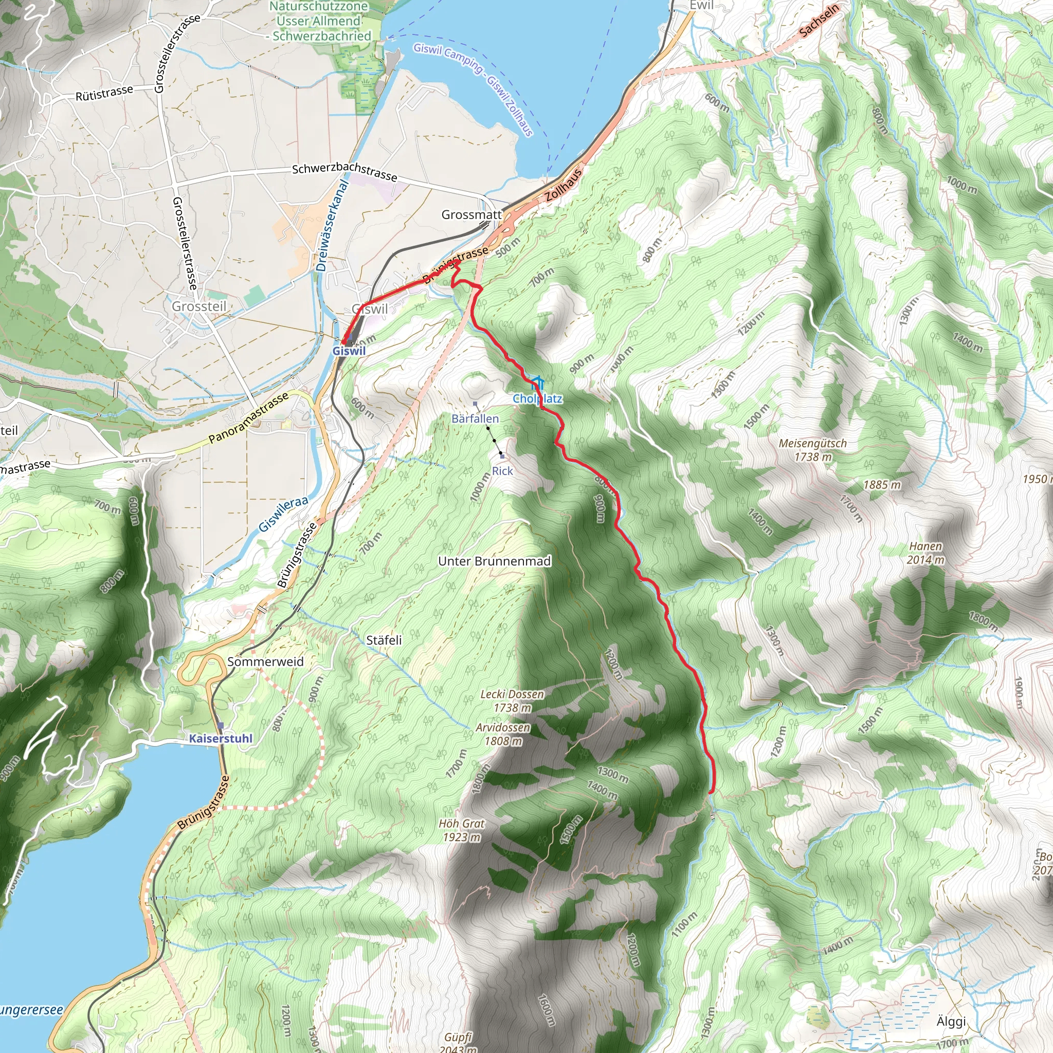 Kleine Melchaaschlucht mobile static map
