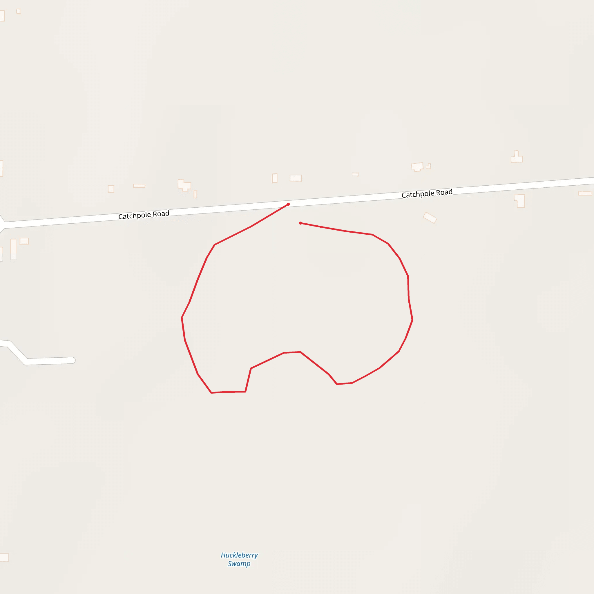 Catchpole Road Loop mobile static map