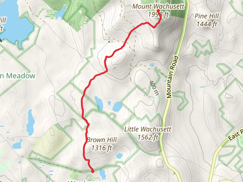 Mount Wachusett via Midstate Trail