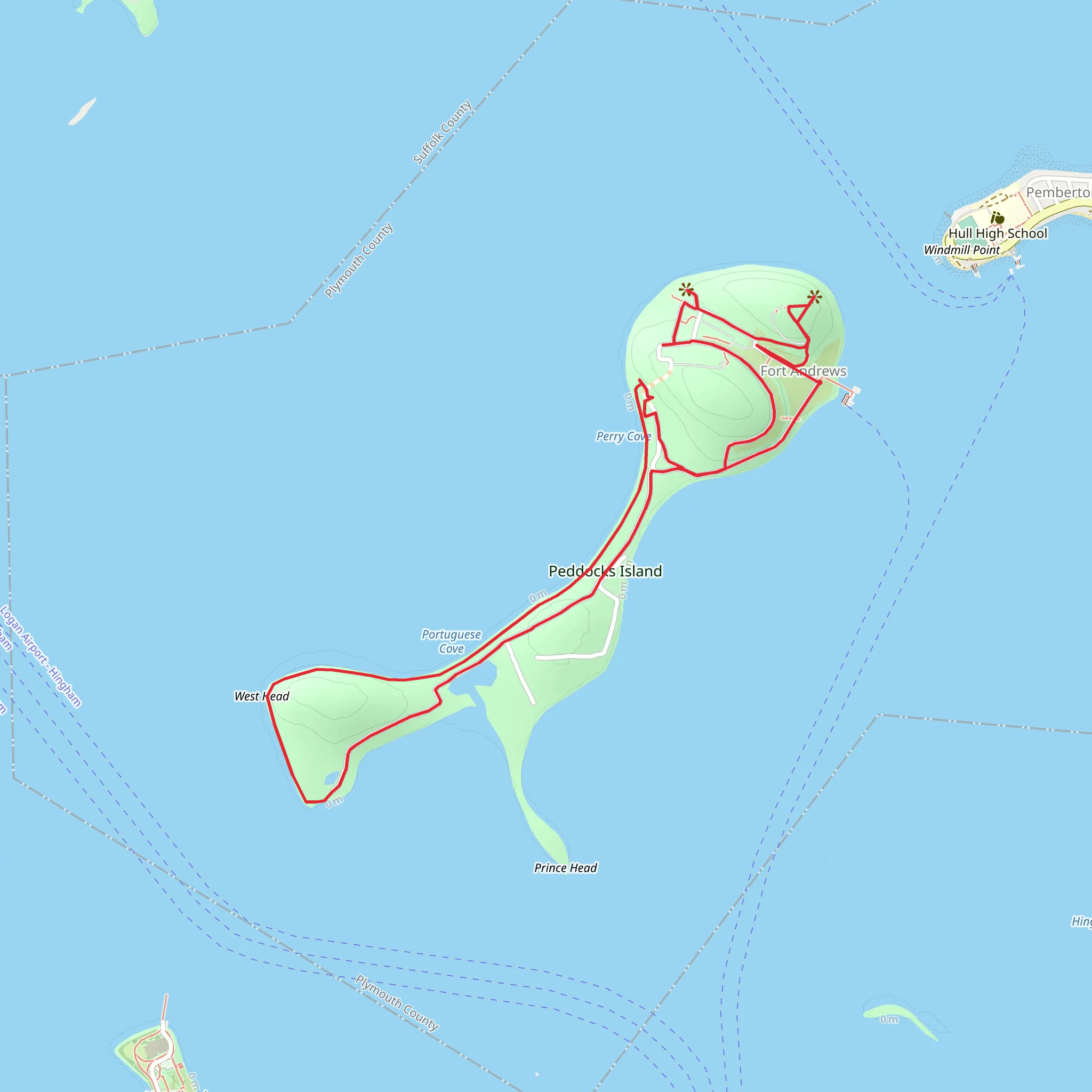 West Head - Peddocks Island Loop mobile static map