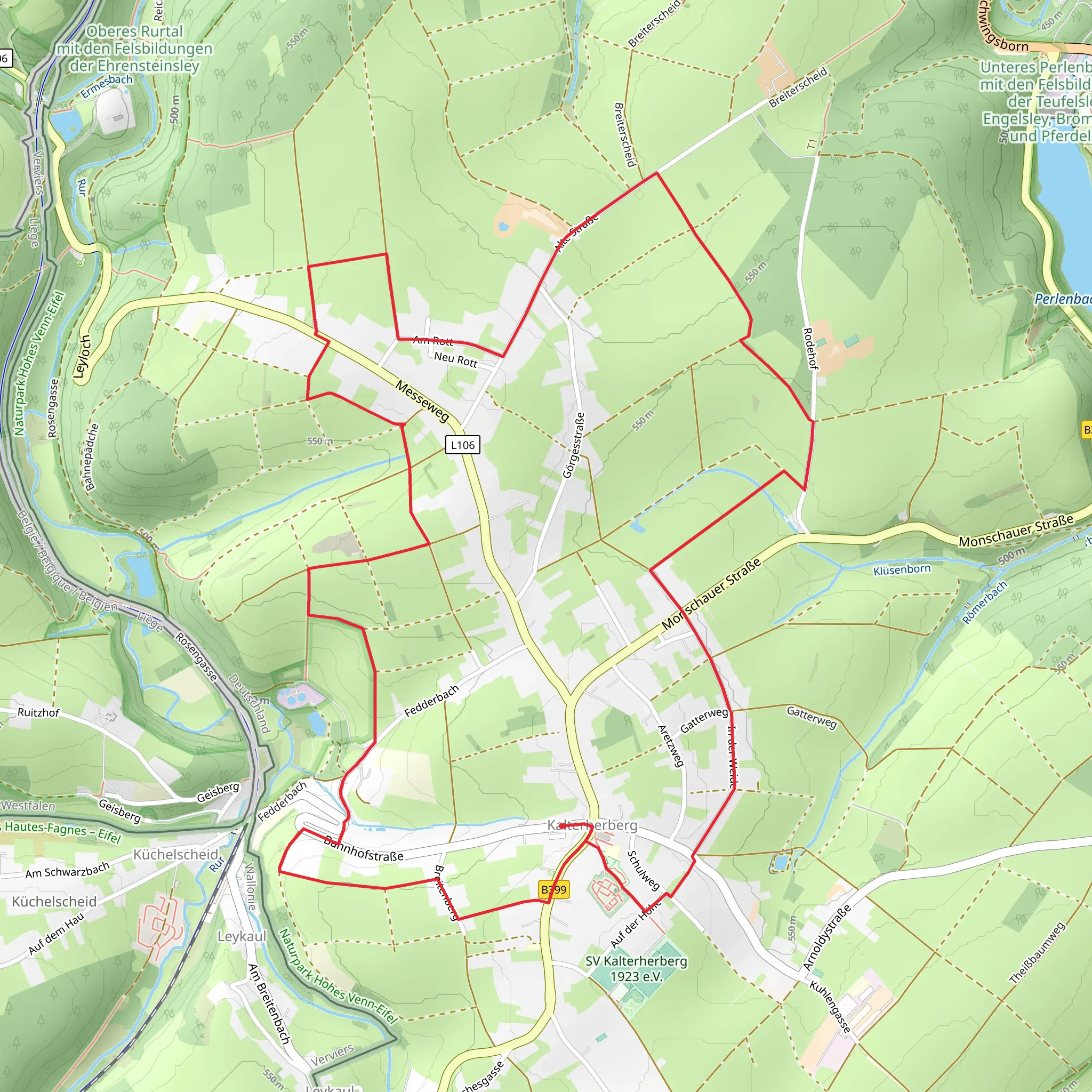 Klosterroute Loop mobile static map