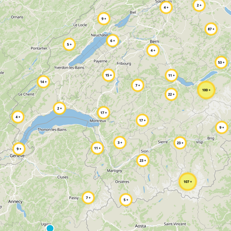 de la Riviera-Pays-d’Enhaut Static Map