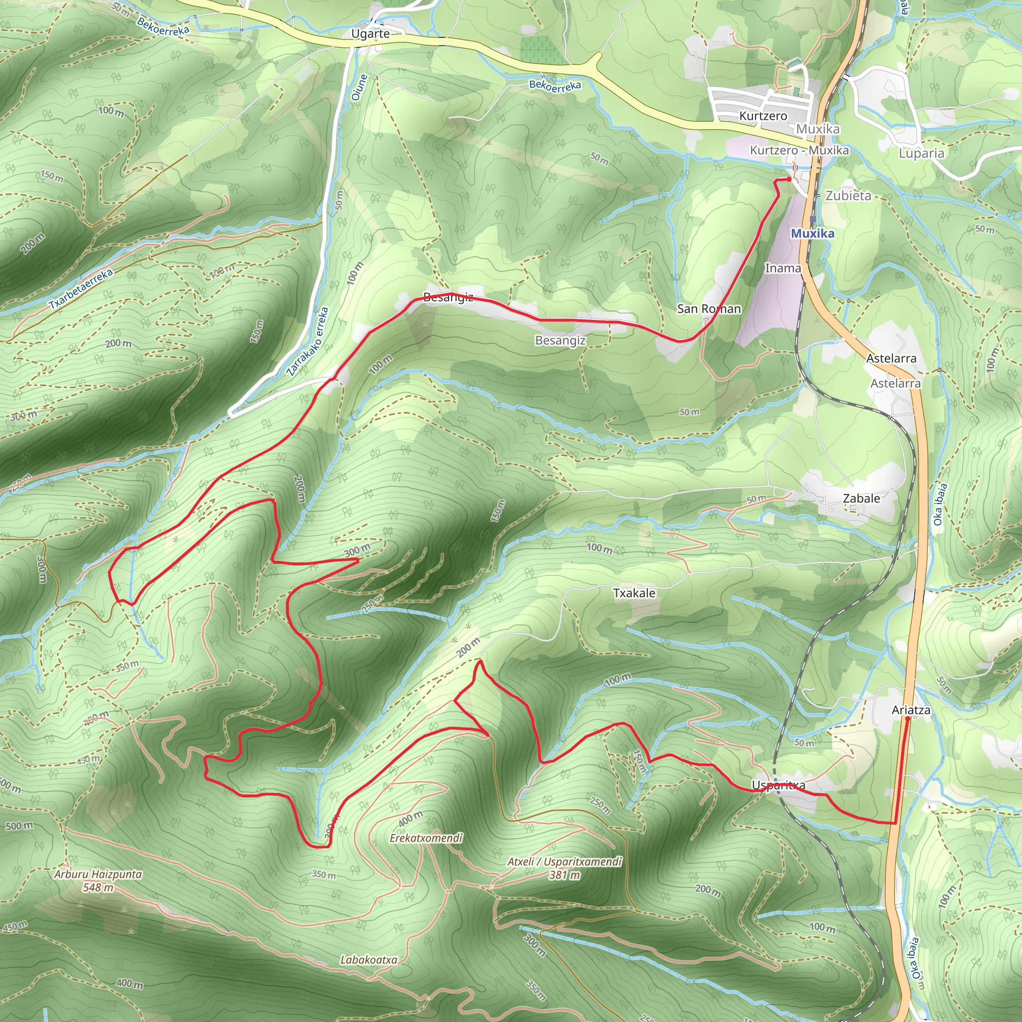 Muxika - Through the roads of the Interior PR BI 182 mobile static map