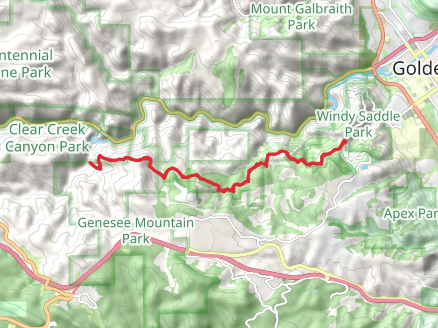 An image depicting the trail Beaver Brook Trail from Lookout Mountain Road and its surrounding area.