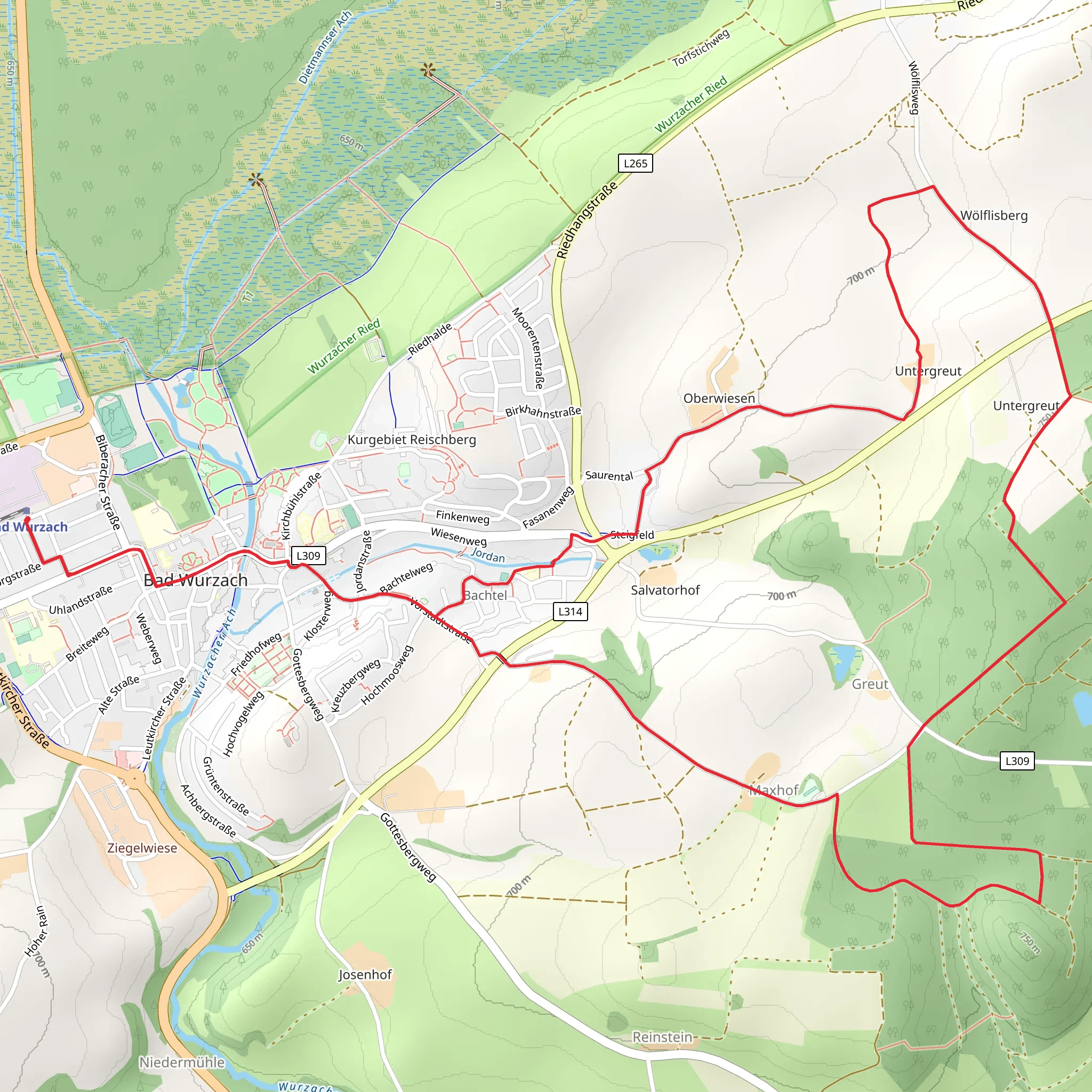 Na Tour and Waldlaeufer Loop mobile static map