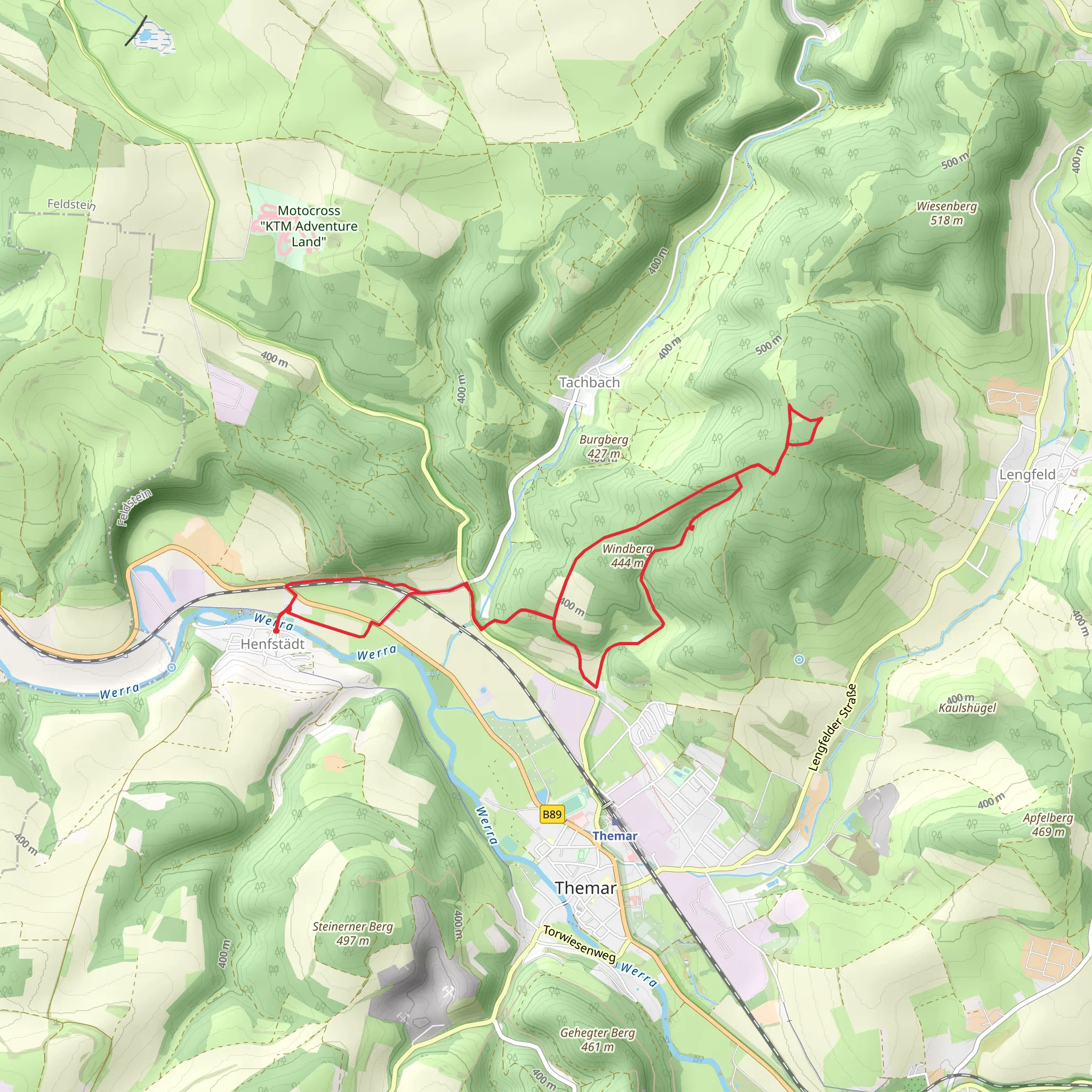 Windberg Loop mobile static map